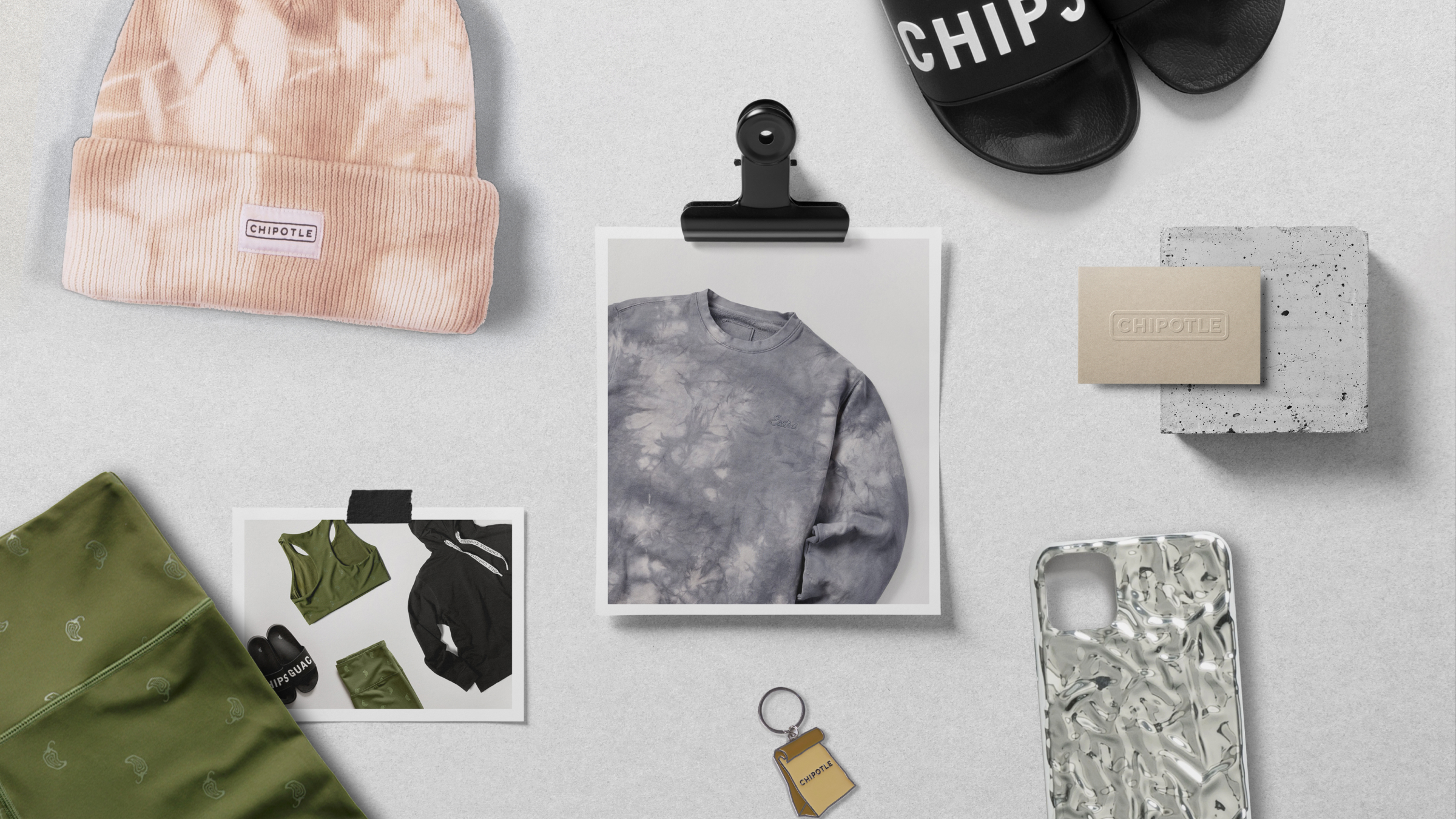 Closeups of our Chipotle Goods line along with selections of our digital work for the ecomm site