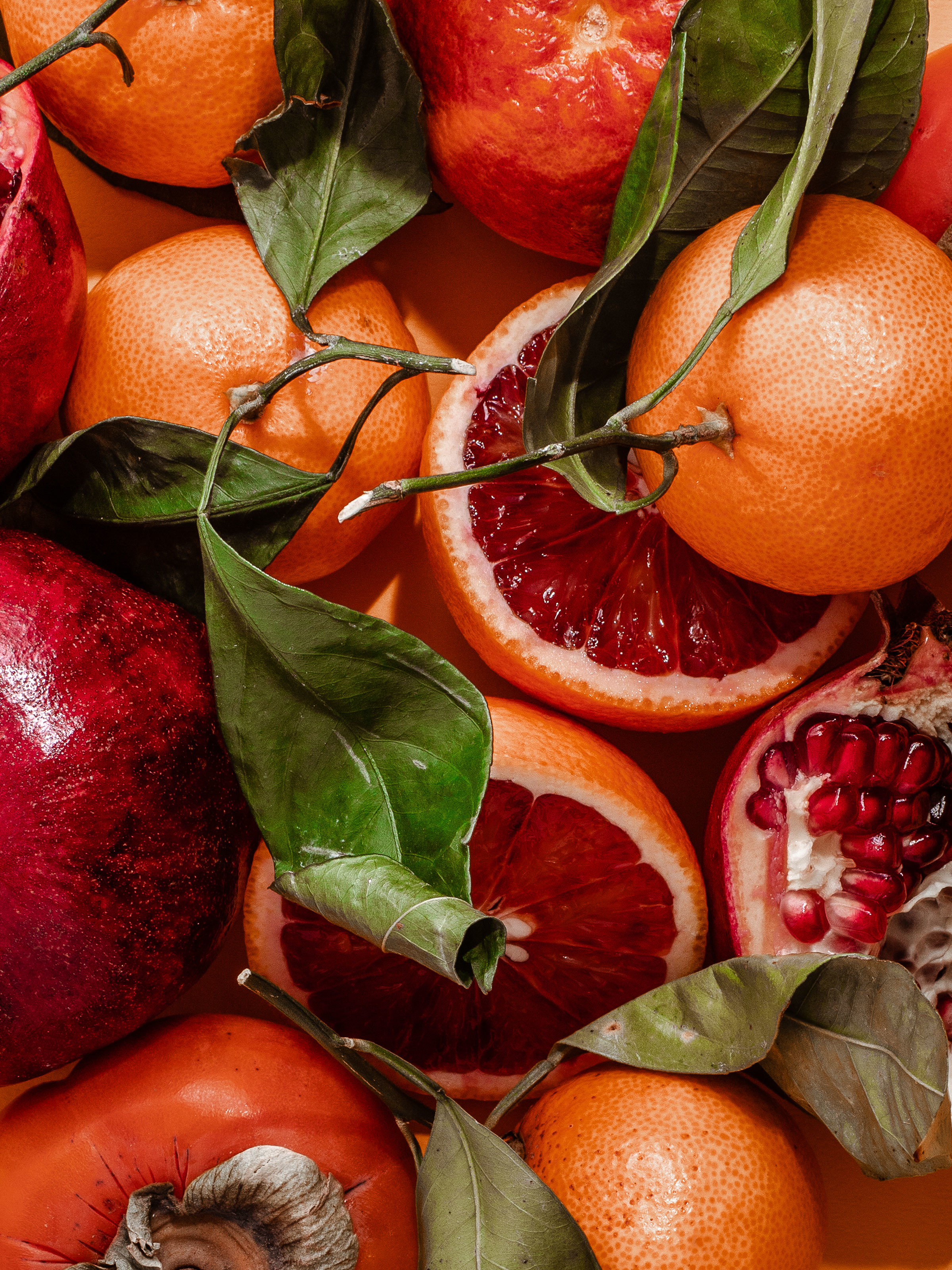 Clementines and Pomegranate fruit