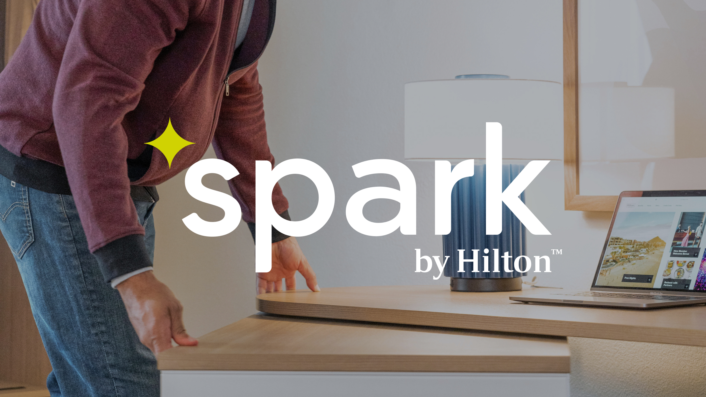Various elements from our brand identity for Spark by Hilton